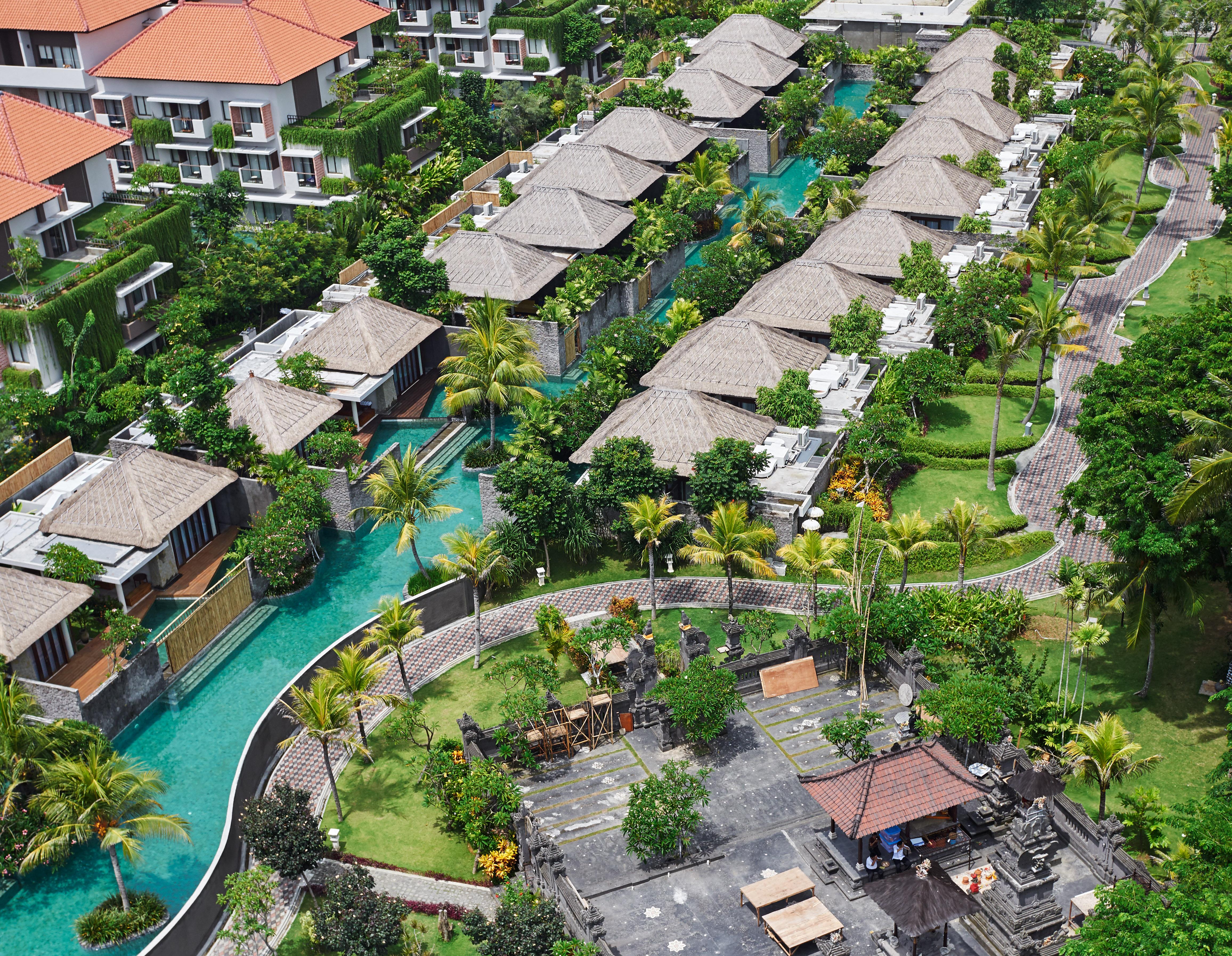 Merusaka Nusa Dua Exterior foto Aerial view of the resort