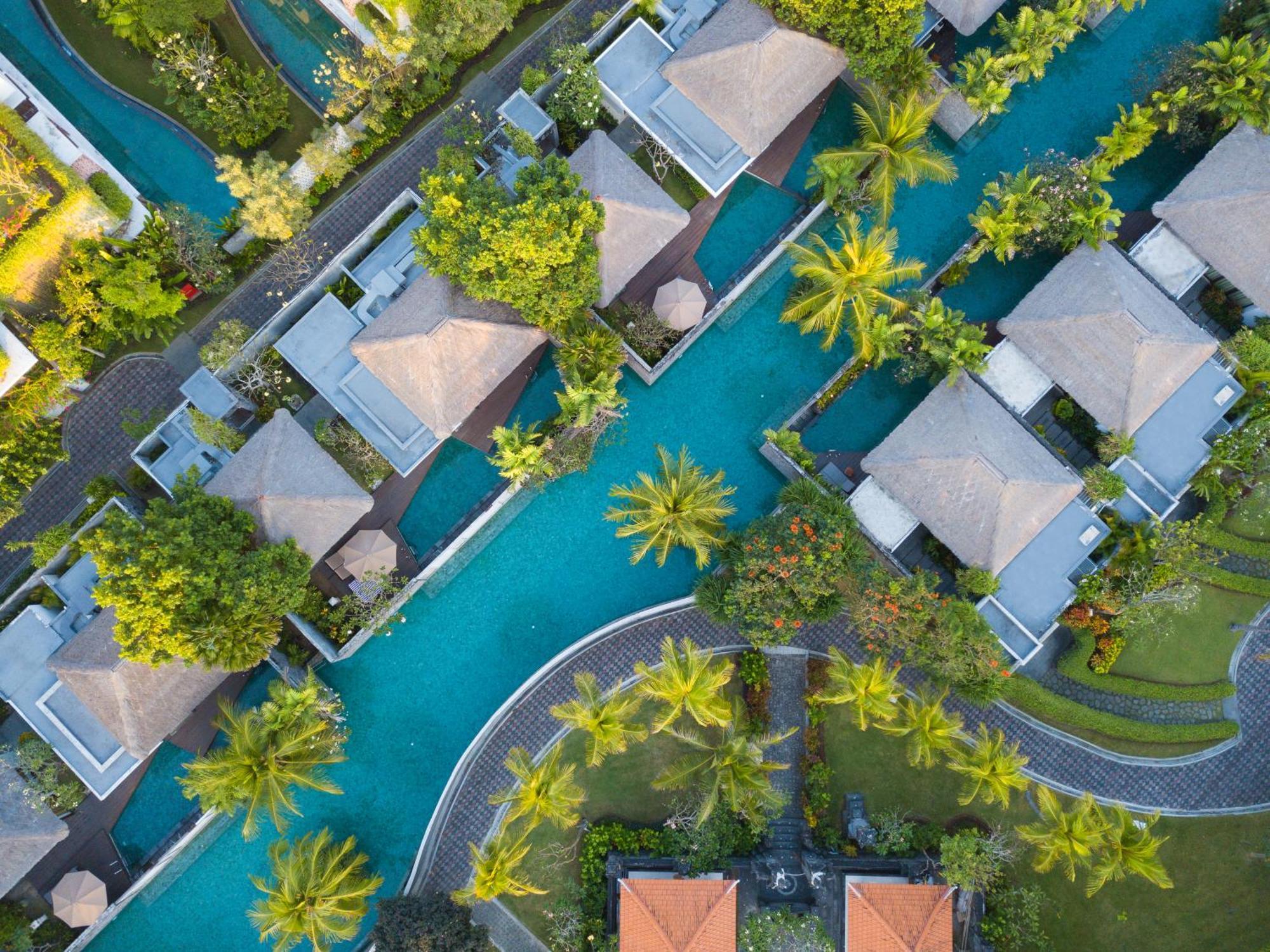 Merusaka Nusa Dua Exterior foto Aerial view of the resort
